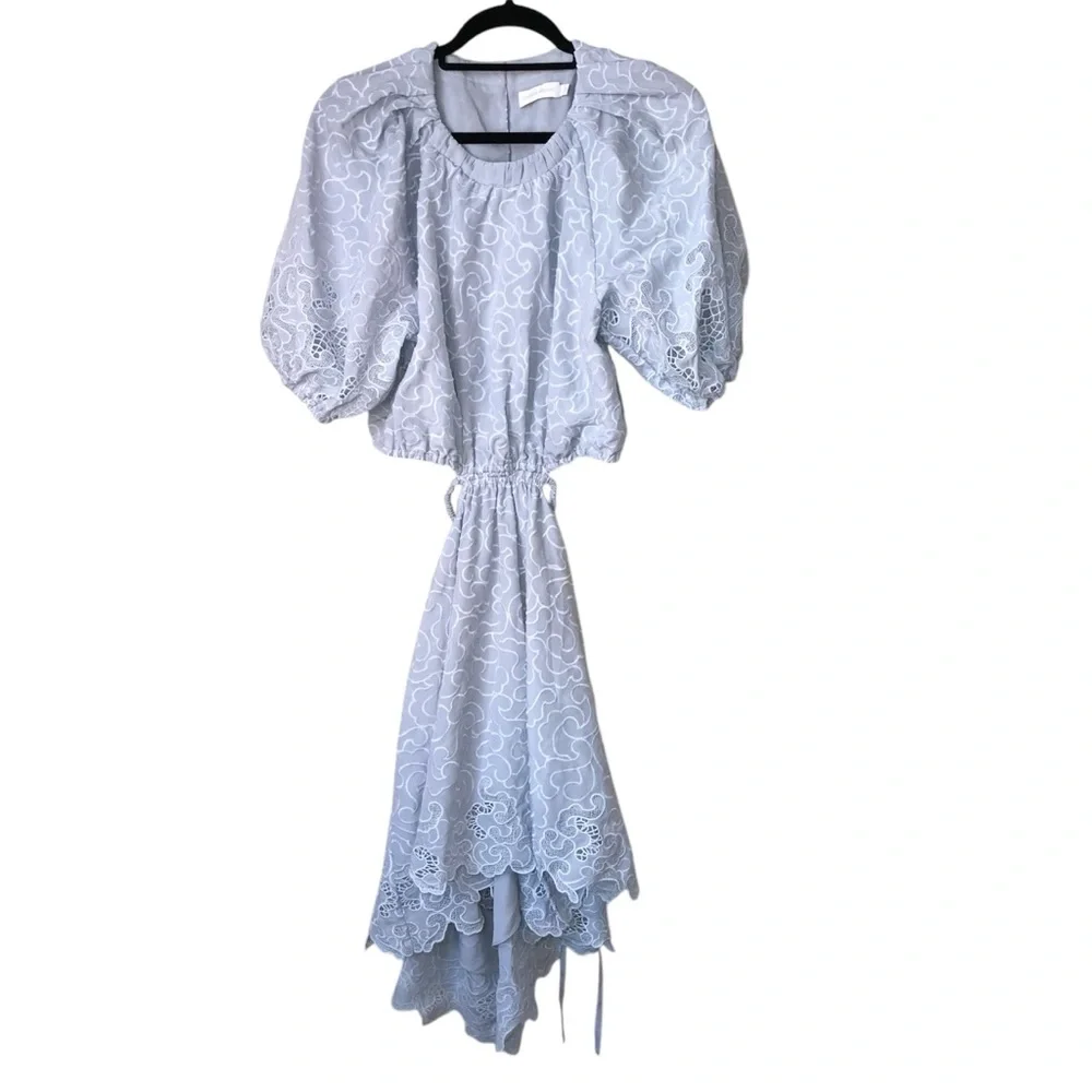 Jonathan Simkhai Anaise Mini Dress in Breeze Size 10